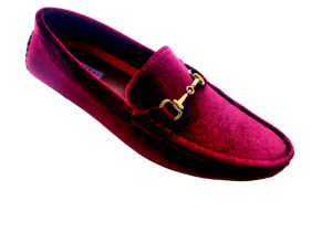 BOYS DRESSY SHOES (2302311) BURGANDYVELVET